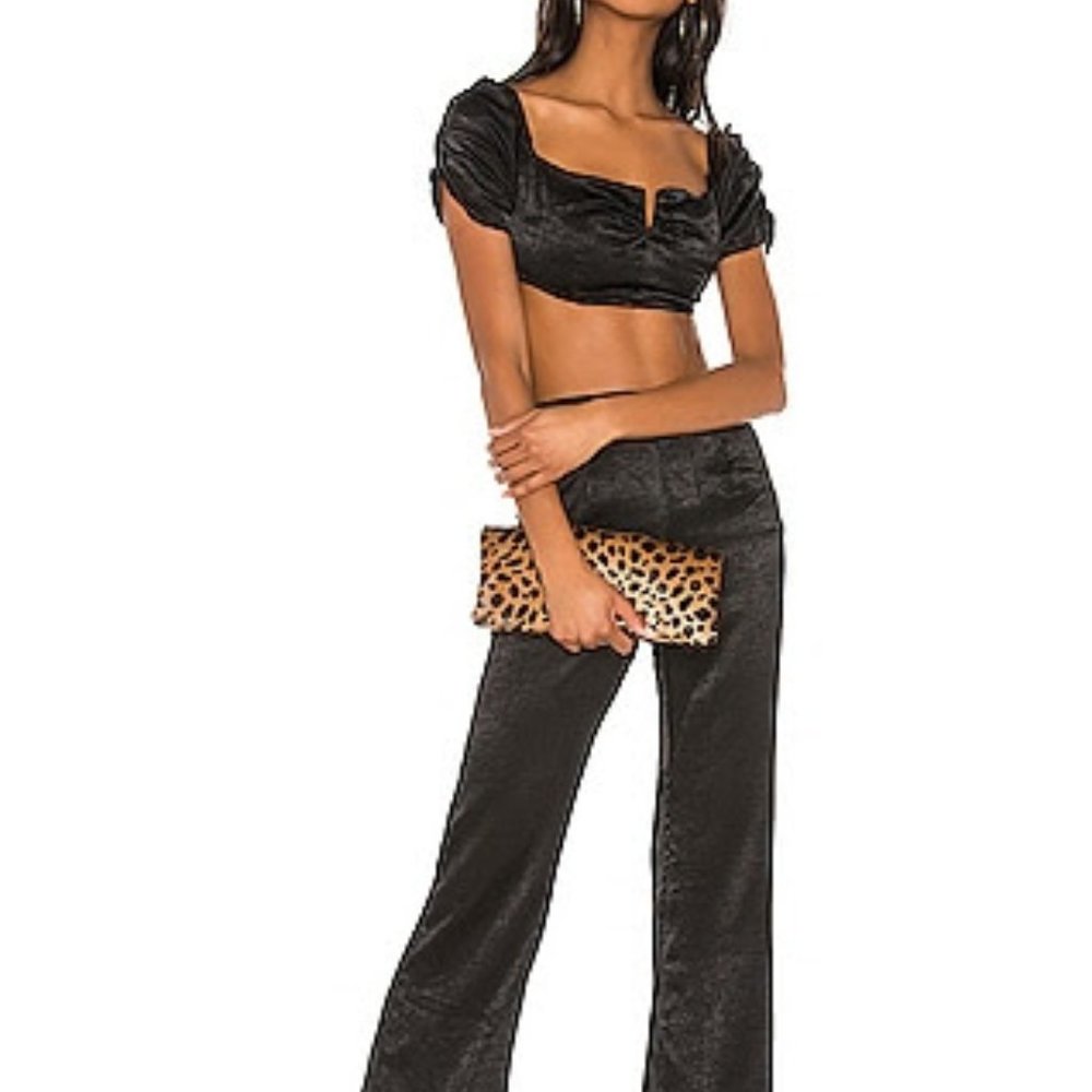 Matching crop and pant set